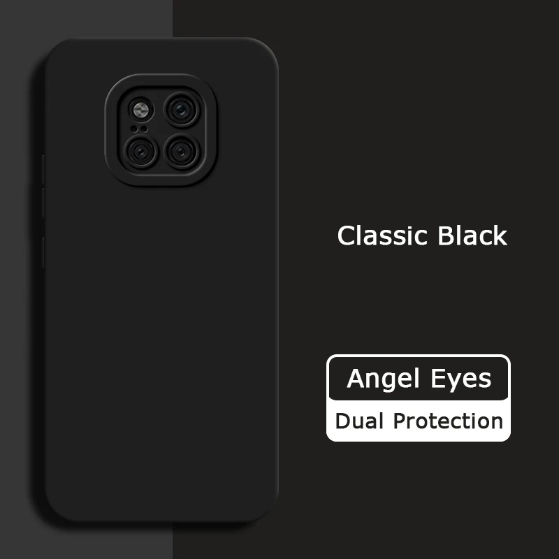 Original Angel Eyes Square Liquid Back Cover – Soft Silicone Waterproof Phone Case