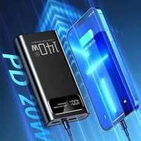 Batterie externe Lenovo 140W à charge super rapide, haute capacité, affichage numérique, 200000mAh, pour iPhone Samsung 5