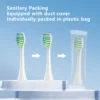 Replacement Toothbrush Heads with Covers for 7am2m AM101/AM105 Electric Toothbrush,10 Pack 5