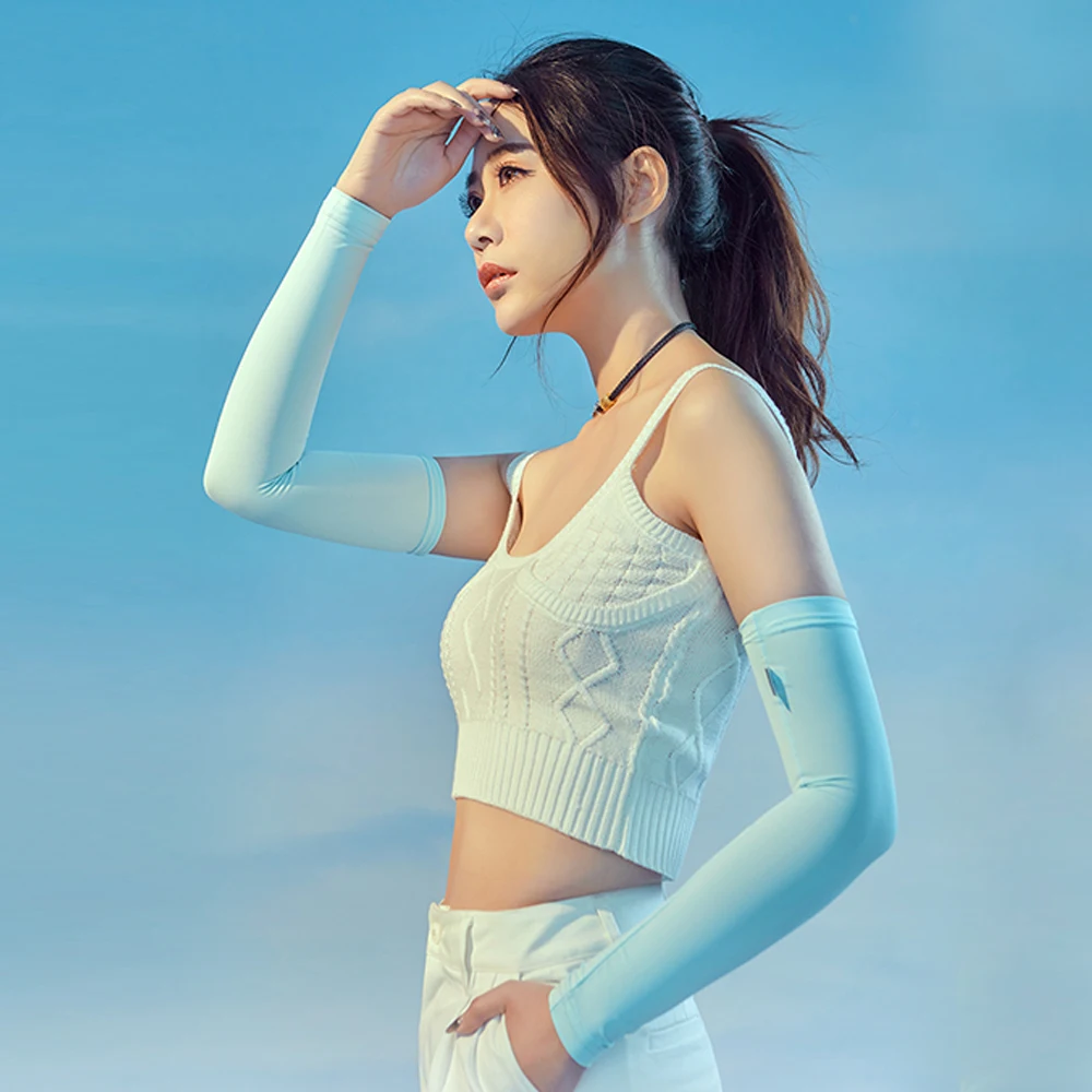 OhSunny светильник кие мягкие дышащие растягивающиеся женские рукава с защитой от