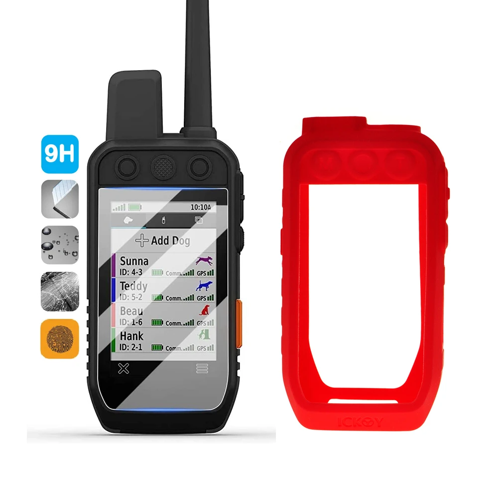 Silicone Protect Case + 9h Tempered Glass Screen Protector Shield Film
