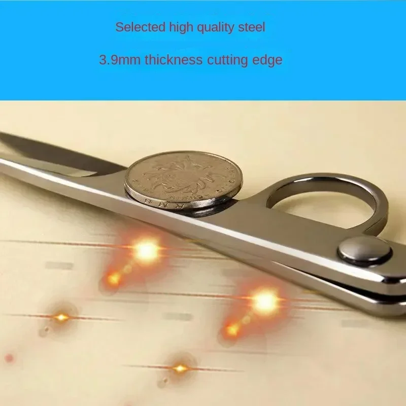 Description Picture 2 of itemStainless steel sewing scissors, colorful cross stitch clothing, all steel U-shaped thread head scissors