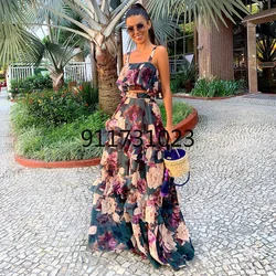 African Dashiki Print Maxi Dress Nigerian Dresses For Women New Fashion Summer Party Dress Robe Africaine Femme Africa Clothes