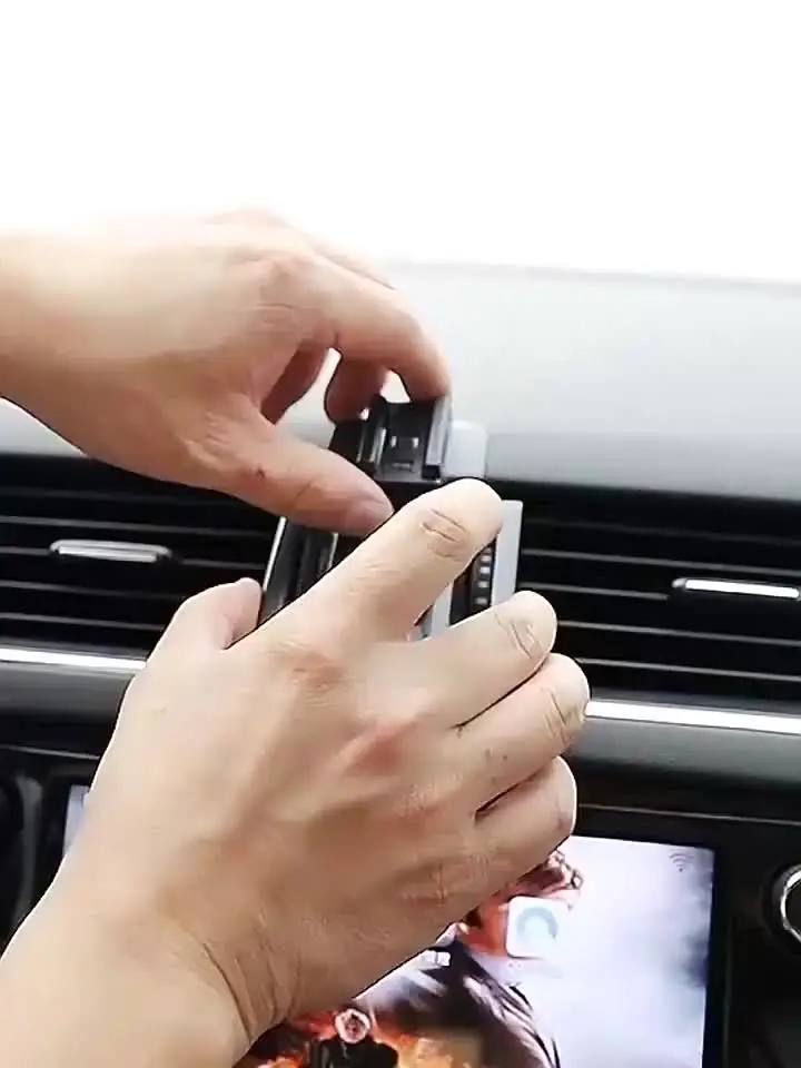 Support Magnétique Voiture Pour Skoda Kodiaq II 2024 – Fixation Sur Grille D’aération, Réglable D’une Main