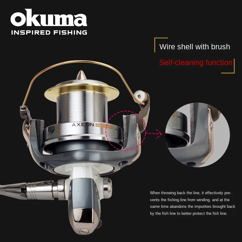 Okuma axiiロングキャストスピニングフィッシングリール - AliExpress