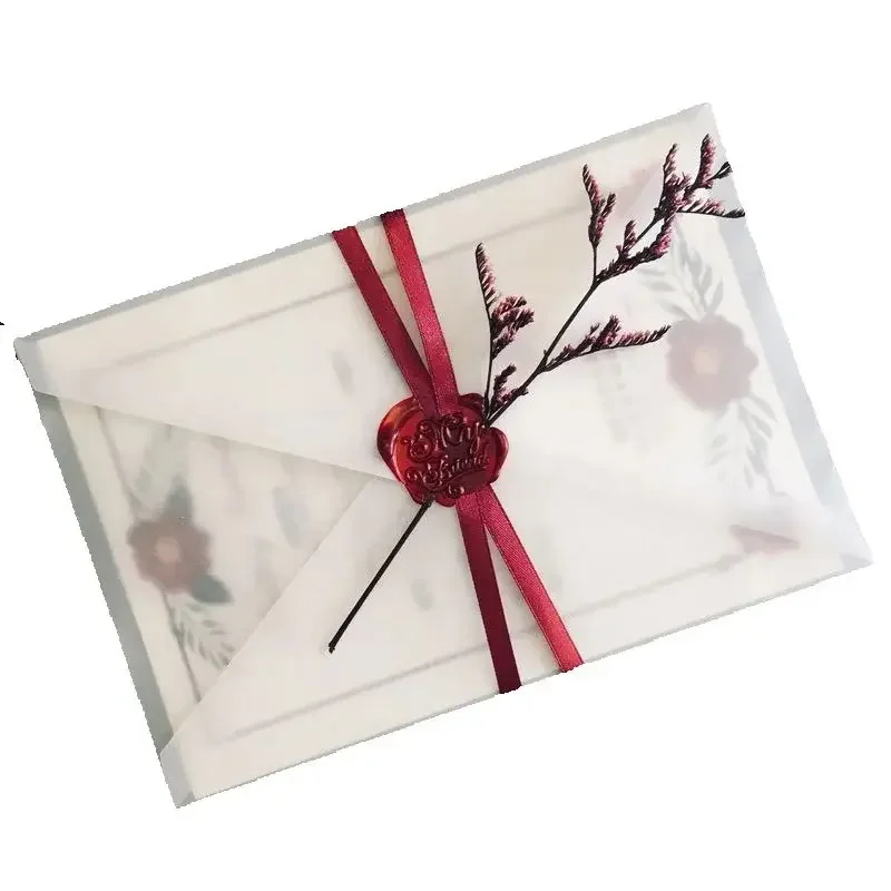 Translucent Sulfuric Acid Paper Envelopes DIY Postcard/Card Storage Wedding Invitations Gift Packaging 20pcs mailing envelopes