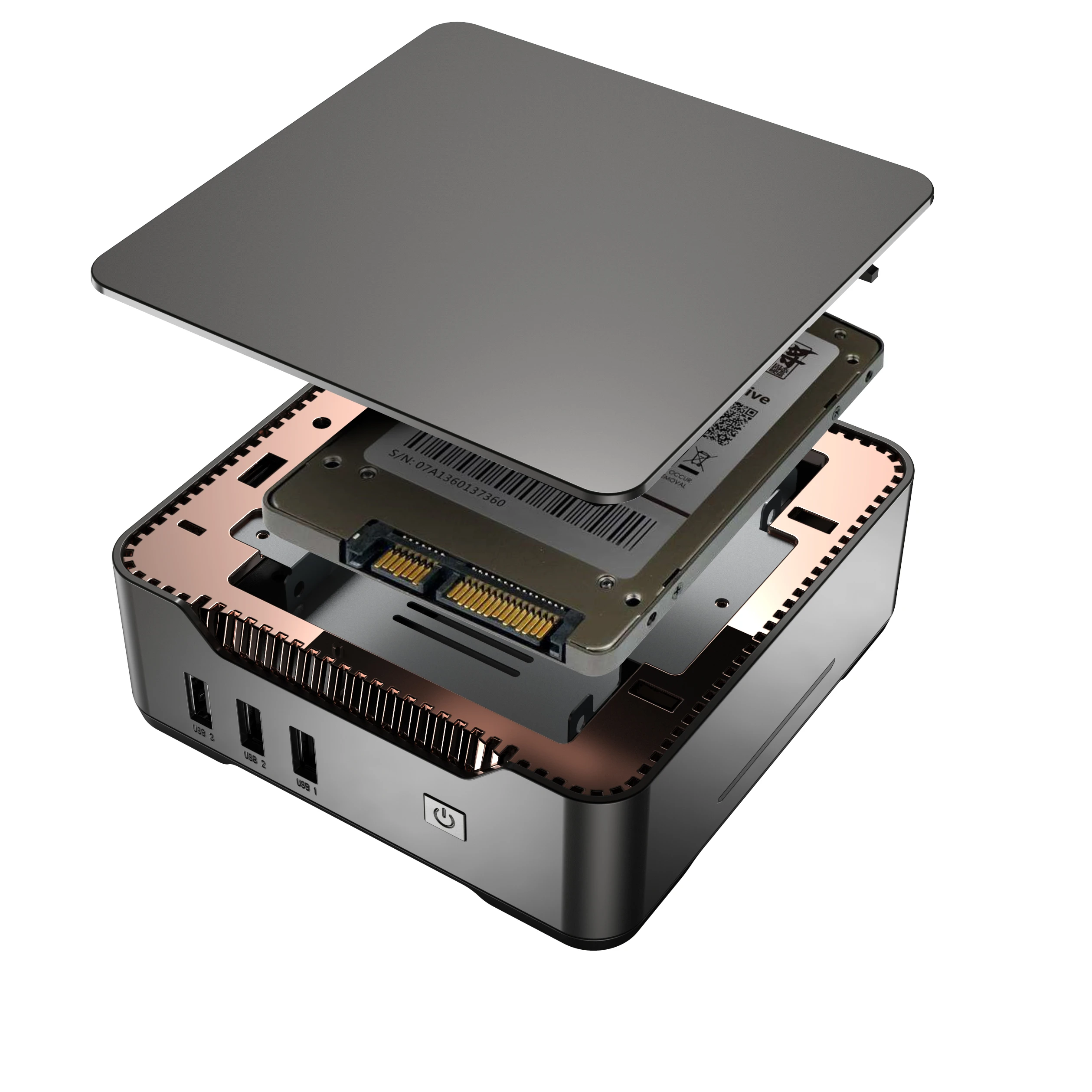 Pronto Per La Spedizione Mini Pc N95 Win11 Rriple Hd-Mi Display Ddr4 Mini Pc Per Affari