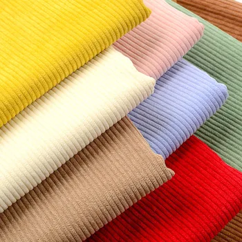Corduroy Fabric Solid Color Stripe For Sewing Garment Shirts Romper Dress Jackets Sweater Sofa Cloth Throw Pillow By Half Meter 1