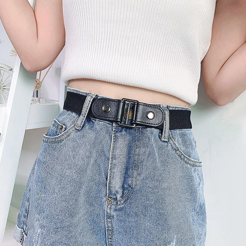 Schnallen freier Hüftgurt für Jeans hosen, kein elastischer Hüftgurt mit Schnalle und Stretch für Frauen/Männer, kein Stress gürtel – Detail 12