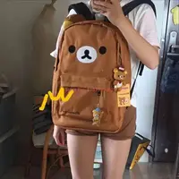 Kawaii ours Rilakkumas sac à dos grande capacité sac à dos élégant étudiant sac d'école sacs à bandoulière cartable cadeau 5