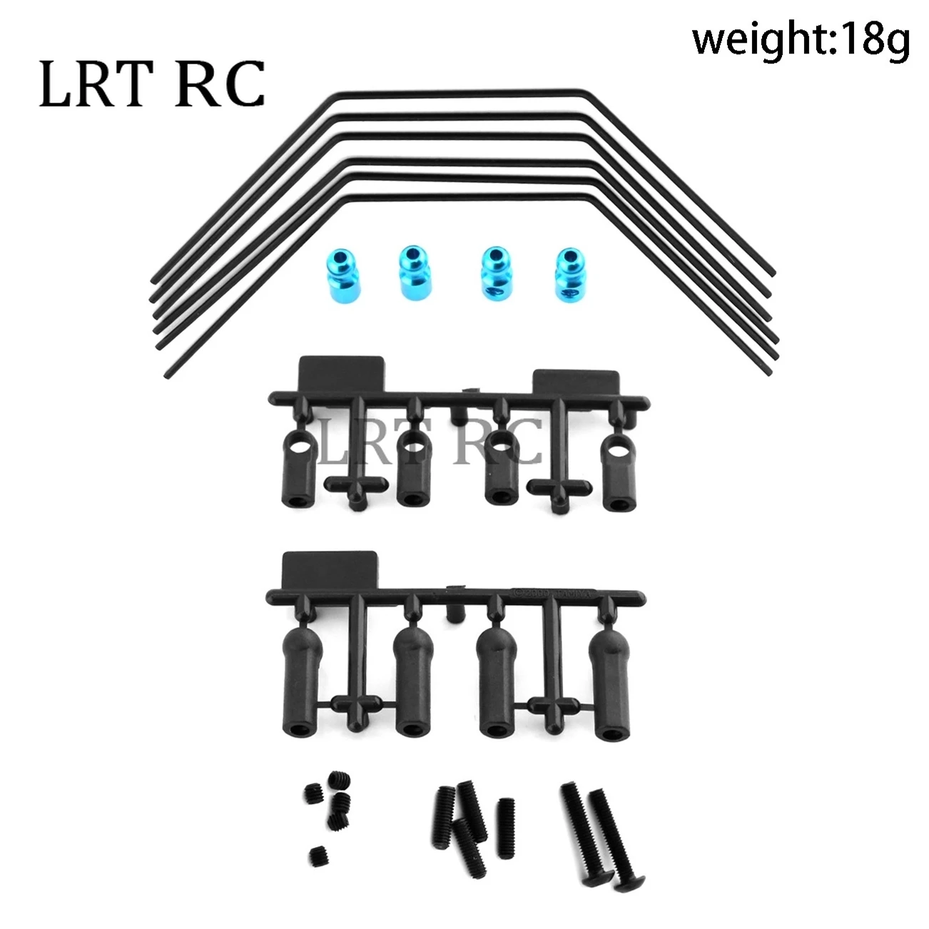 

Front and Rear Sway Bar Kit 54514 for Tamiya XV01 1/10 RC Car Upgrade Parts Accessories