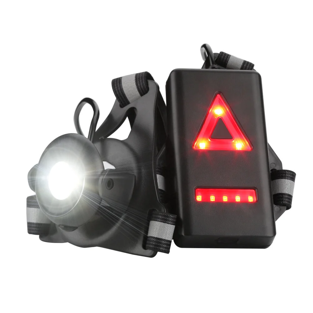 

Outdoor Night Running Lights USB Charging LED Chest Lamp Back Warning Light For Camping Hiking Running Jogging