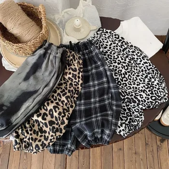 1-7Y Pantaloni alla moda per ragazzi e ragazze Pantaloni da jogging casual coreani Primavera Estate Pantaloni per bambini versatili alla moda sottili all'ingrosso 1