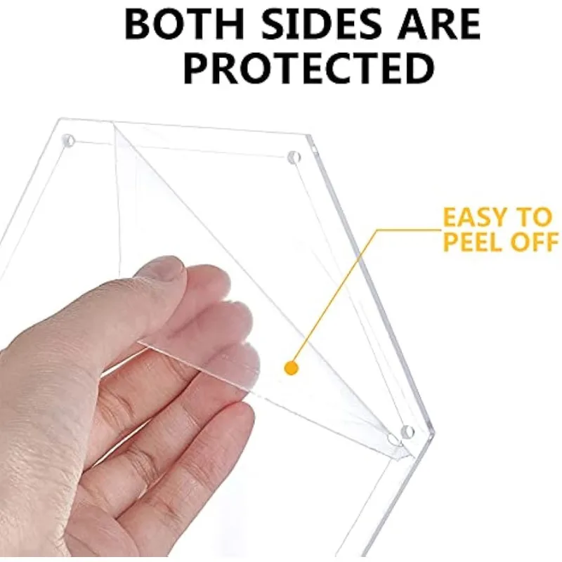 Hexagon Quilting Template Transparent Pressure Plate 6Pcs 6 Mixed Size Hole3mm