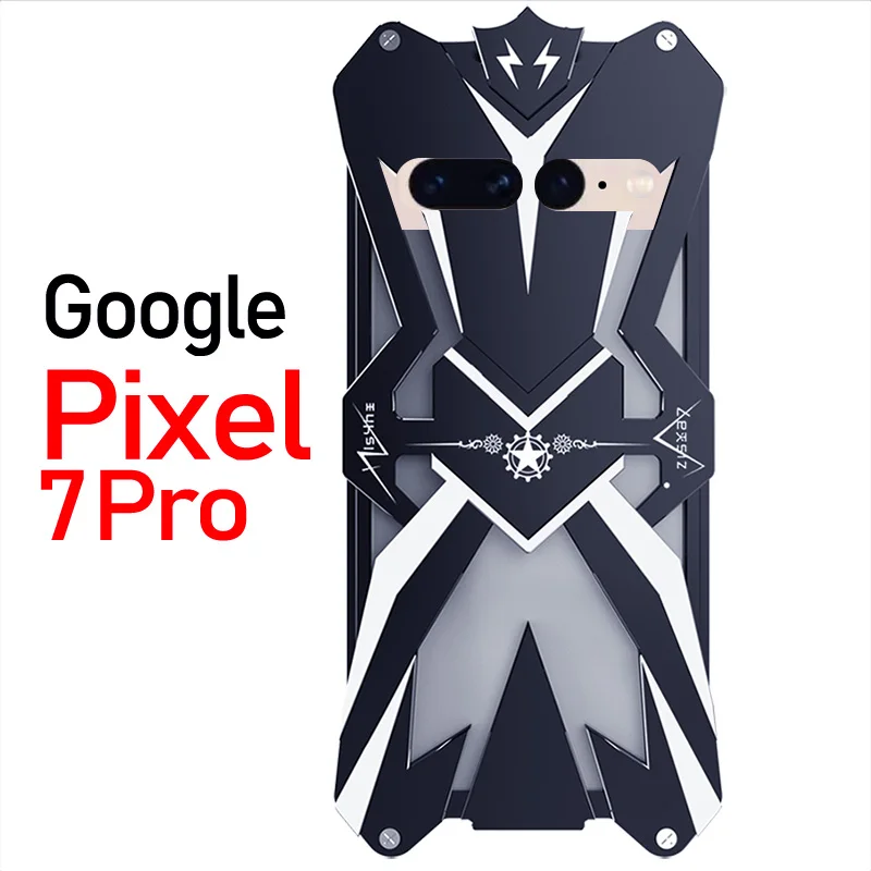 Original Zimon Luxury Thor Heavy Duty Armor Metal Aluminum Mobile Phone Case Covers For Google Pixel 7 6 Pixel7 Pro Cover Cases