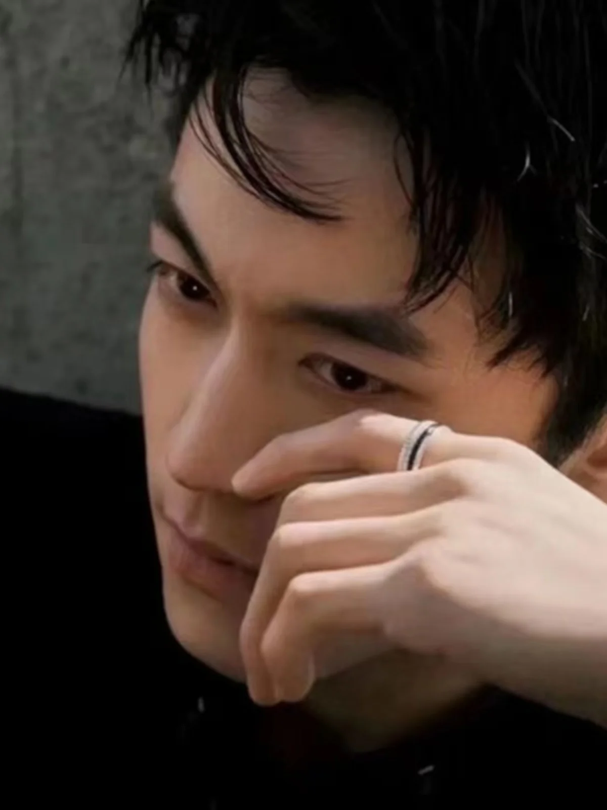 Titanium steel Star ring men's fashion brand high-grade sense niche design can rotate the couple ring for boys ring