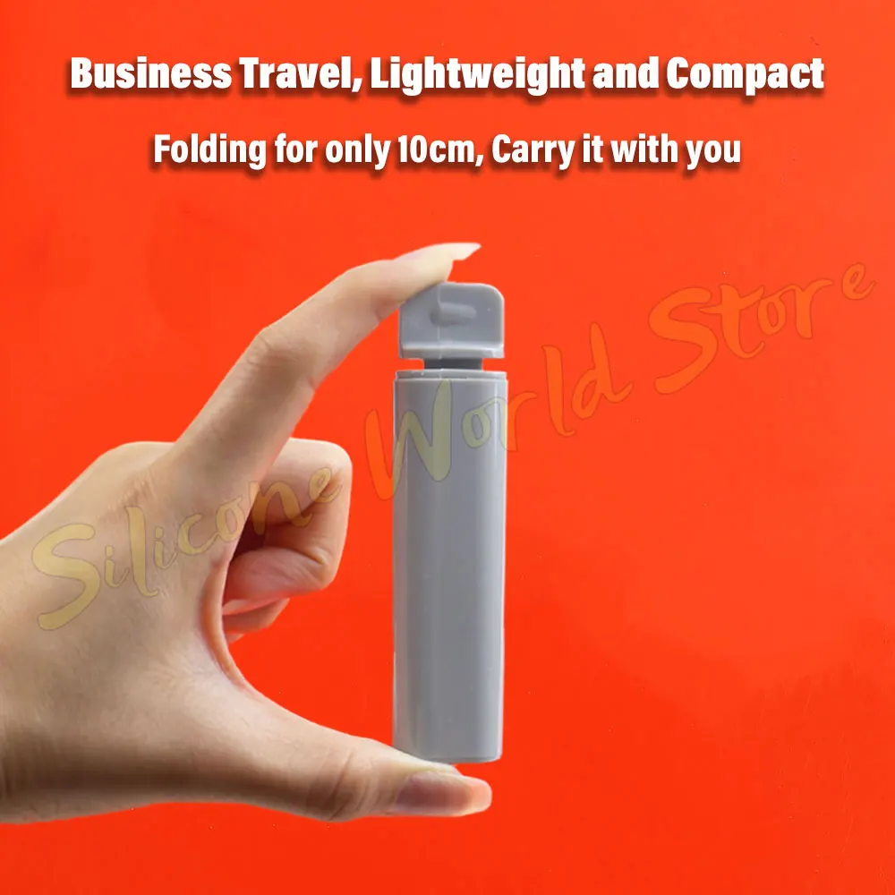 Portable Toothbrush Silicone World Foldable Travel Outdoor Camping Business Trip Adults Soft Bristled Teeth Brushes