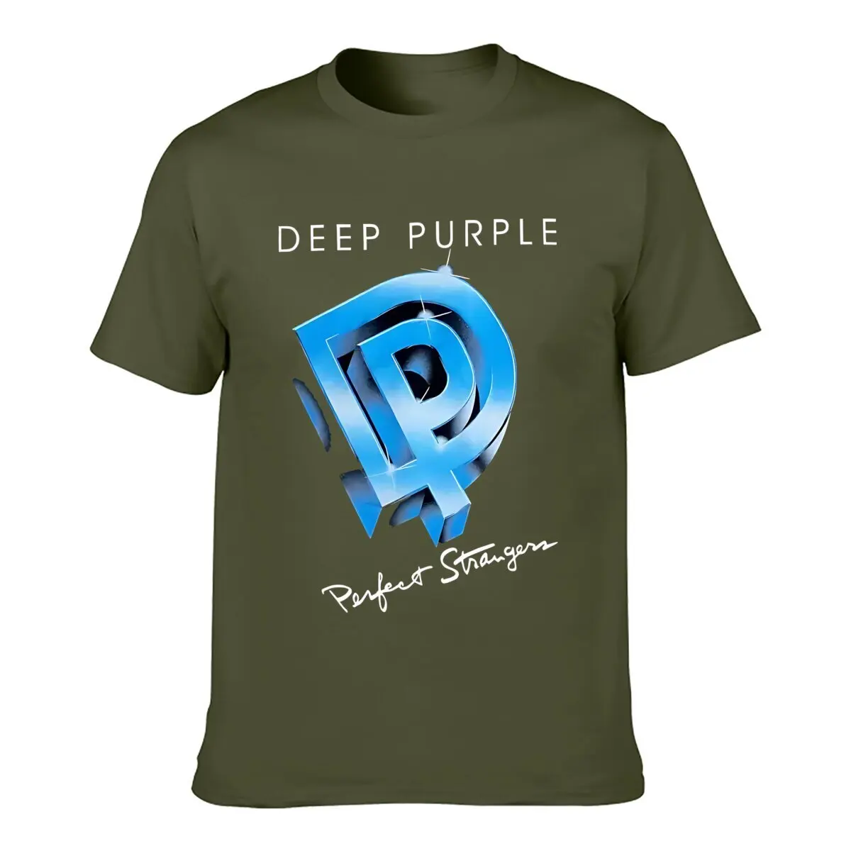 Vintage Deep Purple Perfect Strangers Music T-Shirt - Black