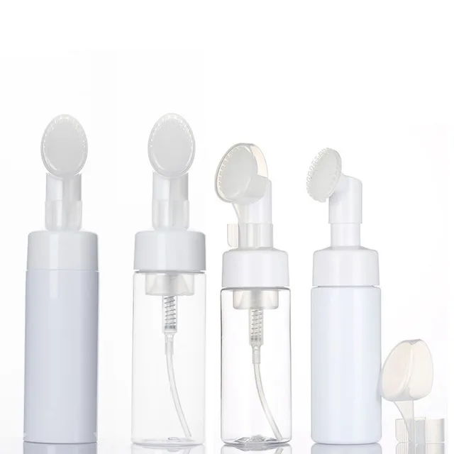 깨끗하고 건강한 피부를 위한 빈 페이셜 클렌저 무스 폼 젤 헤드 워시 브러시