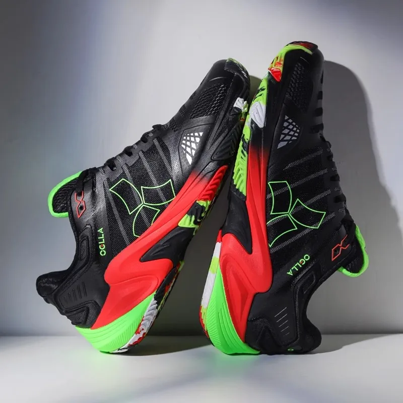 Couple badminton shoes Lightweight and breathable training and competition badminton shoes Non-slip shock-absorbing mesh sneaker
