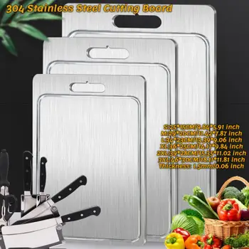 Titanium Steel Kitchen Cutting Board 1