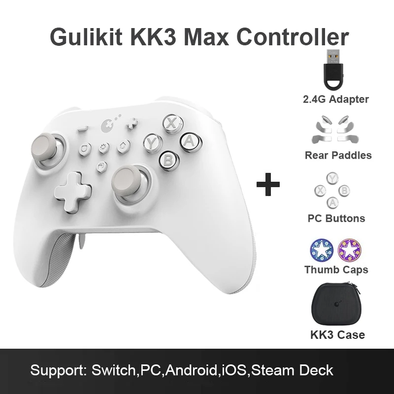 GuliKit KK3 MAX Controller KingKong 3 Gamepad with Hall Effect