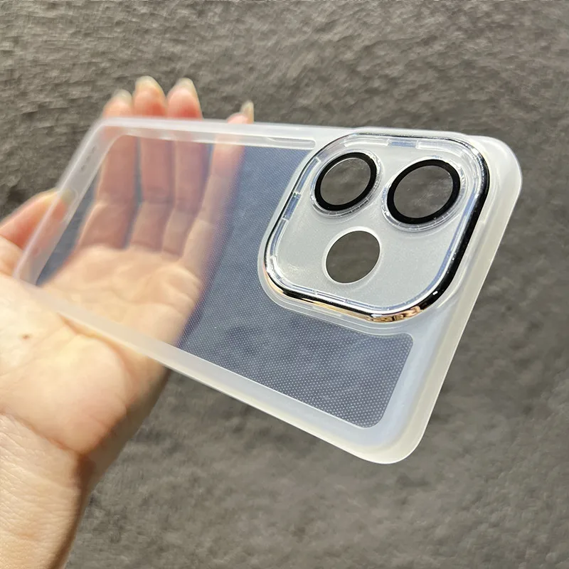 Luxury Soft Bumper Clear Back Phone Case