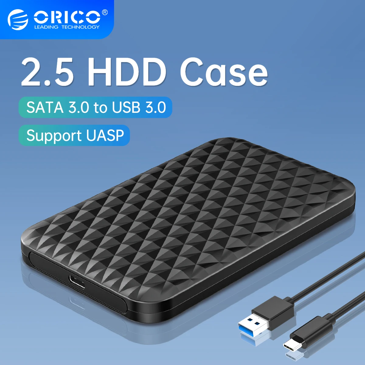 ORICO-carcasa caja de disco externo SATA USB 3,1, carcasa de 2,5 pulgadas HDD SSD, caja de cierre para SSD de 2,5 pulgadas, 7mm-9,5mm - AliExpress Ordenadores y oficina