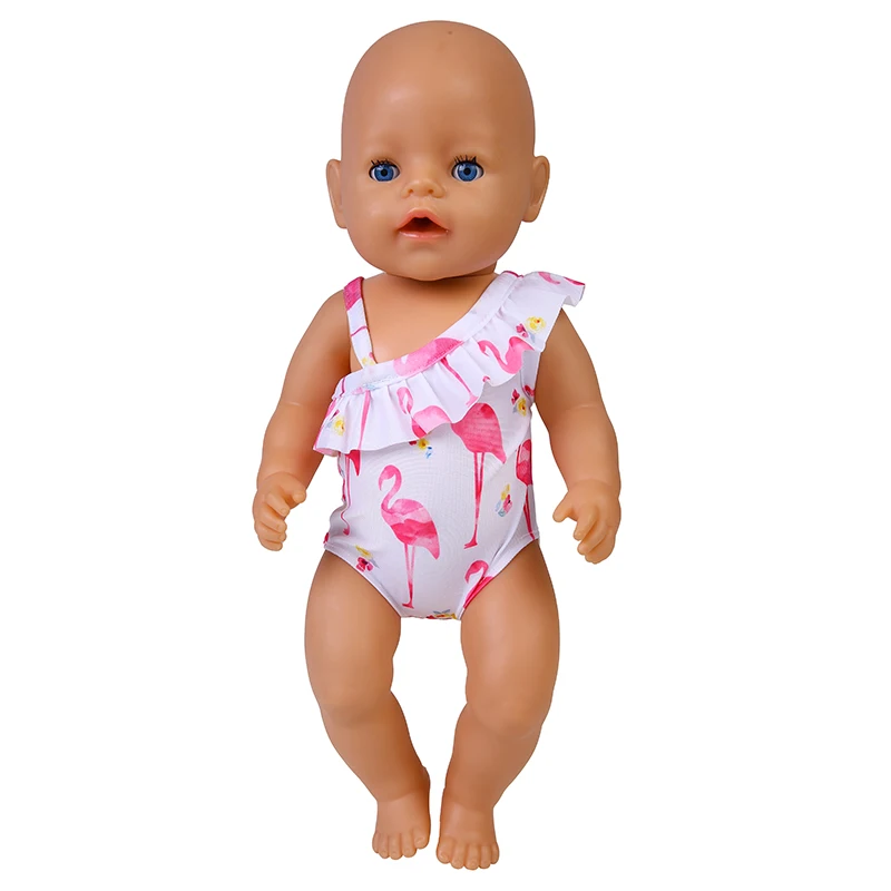 Doll Clothes Swimsuit for 43Cm Baby Items&18Inch American Doll Girl Baby Born Accessories for Clothes Nendoroid Clothes 5