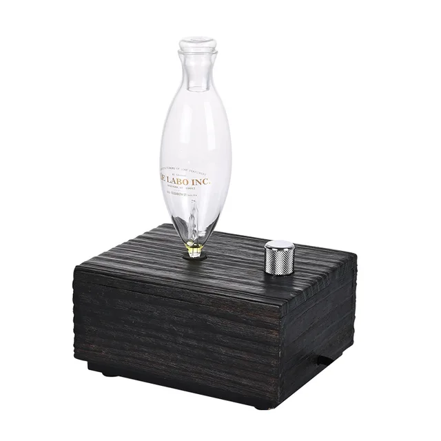 20ml Waterless Pure Essential Oil Diffuser Nebulizer Aromatherapy Diffuser Electric Wooden Glass Home Aroma Essential Diffusers 6
