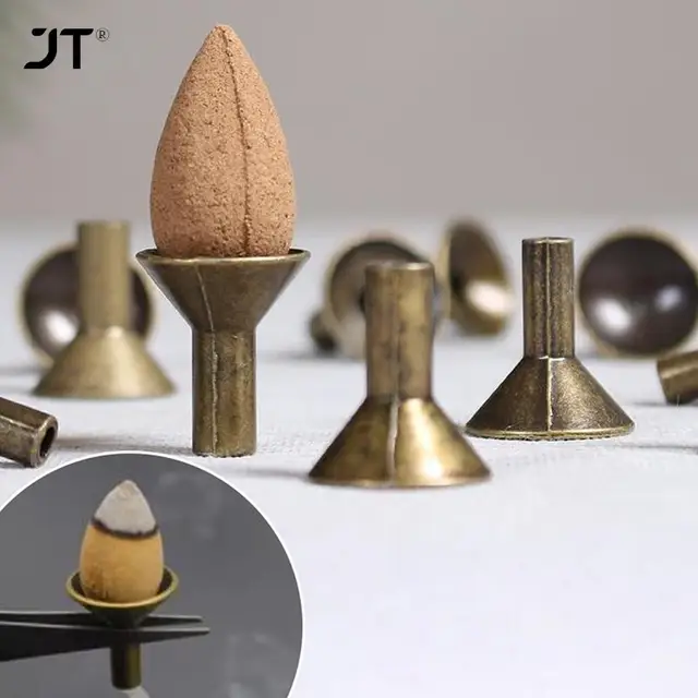 Transform Your Space with the Exquisite 10pcs Holder Burner Cone Coil Backflow Holders Stick Catcher Ash Waterfall Censer Filter Mini Incent Stand Storage Metal