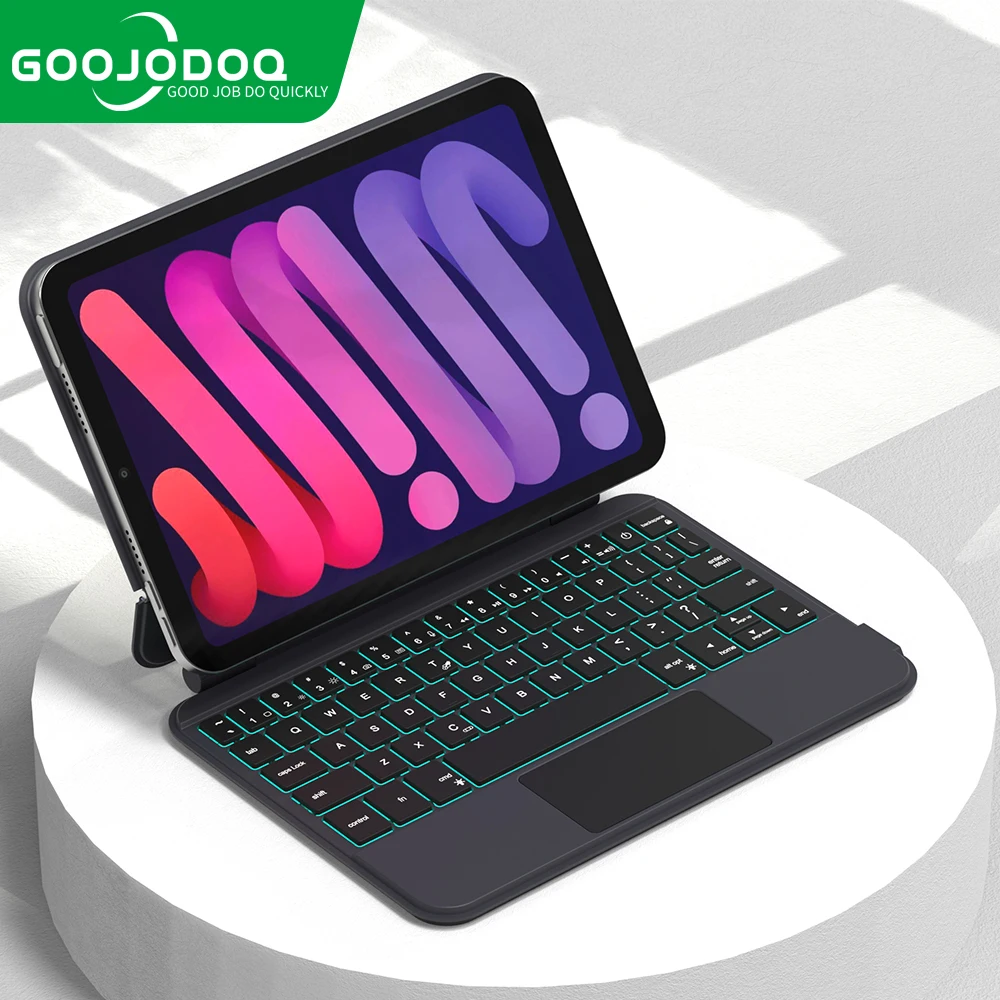 GOOJODOQ Magic Keyboard Case for iPad Mini 6 6th Generation Floating  Cantilever Stand Multi-Touch Trackpad for iPad Mini 6 - AliExpress