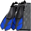 Snorkel Fins Adjustable Buckles Swimming Flippers Short Silicone Scuba Diving Shoes Open Heel Travel Size Adult Men Womens 1