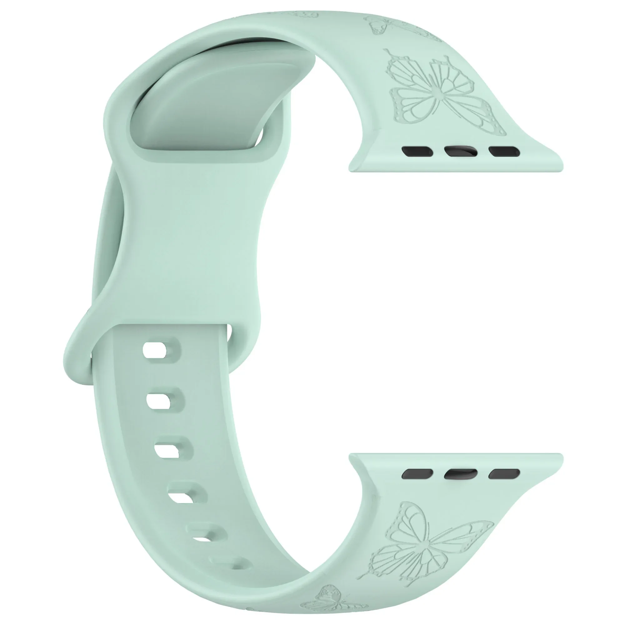 Engraved Pattern Silicone Strap