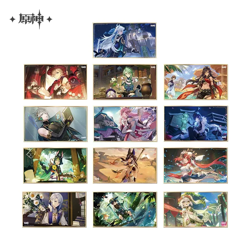 

Sunsyea Genshin Impact Official Merch miHoYo Original Authentic Theme Series Colored Paper Nahida Wanderer Nilou Ayato Yelan