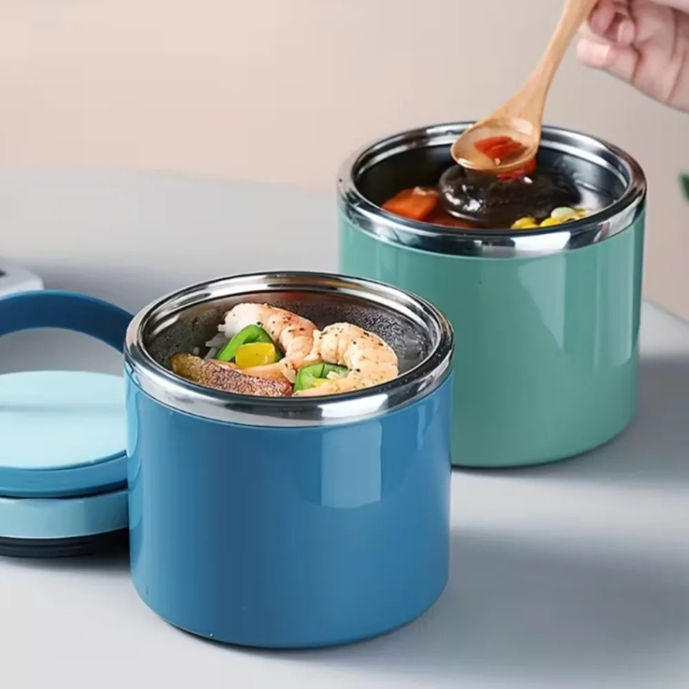 Stainless Steel Insulated Lunch Jar,Large Capacity,Reusable Food Container for Soup,Breakfast,Ideal for School,Office Use