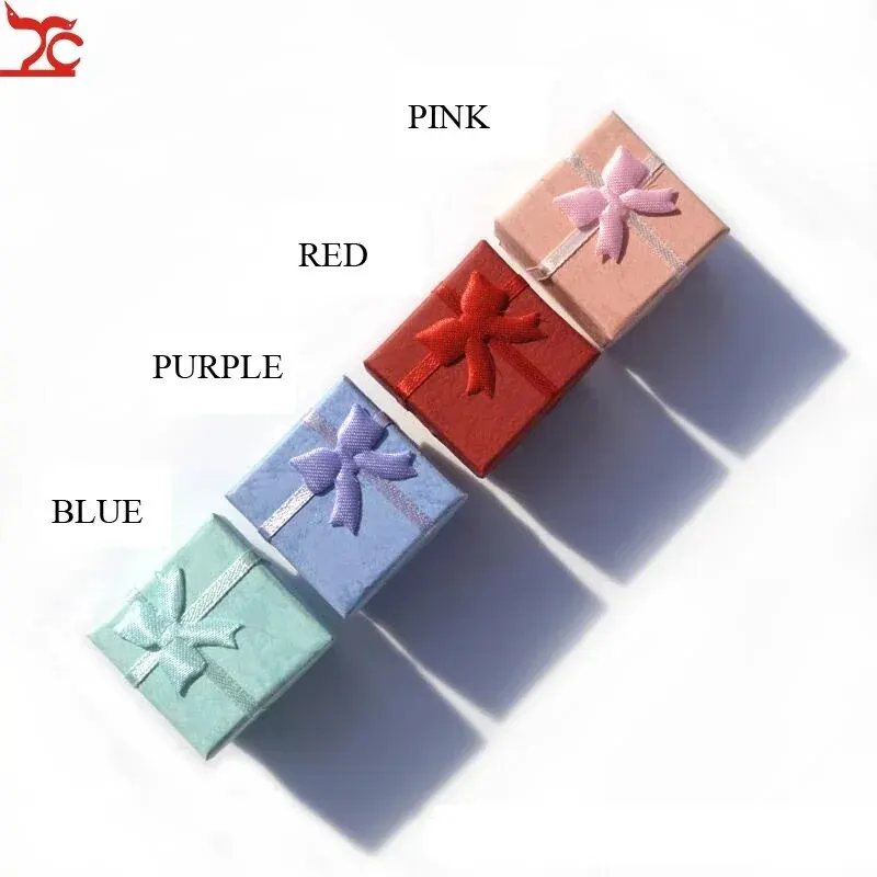 Jewelry Box 12pcs Ring Storage Box Earring Storage Gift Box Paper Jewelry Packaging Container Small Jewelry Display