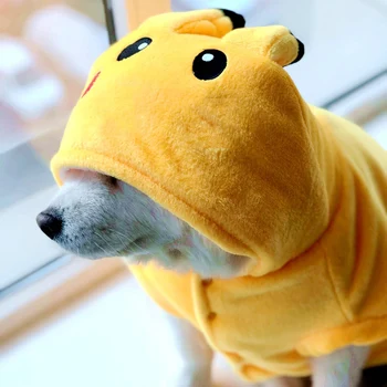 Flannel Winter Dog Hoodie 1