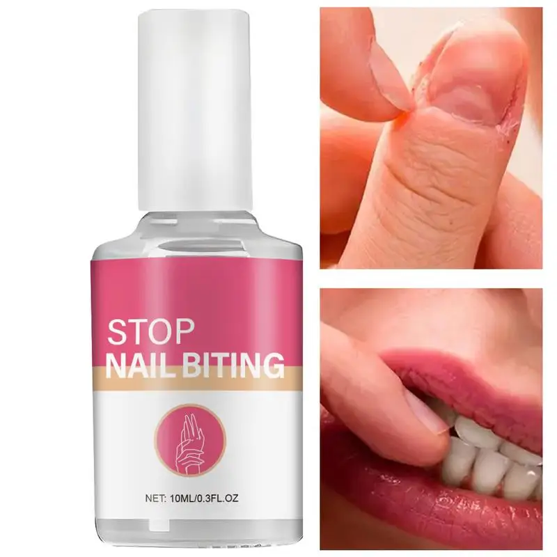 10ML Stop Nail Biting Treatments Liquid Stop Bitter Liquid Cuticle Care Supplies Stop Nail Biting Treatments Liquid