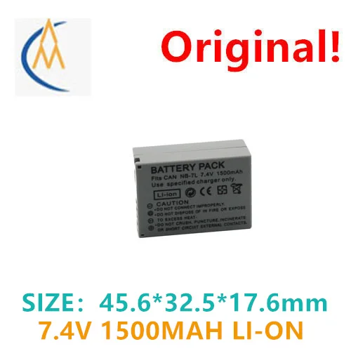 È Applicabile Alla Batteria Di Canon G10 G11 G12 Sx30Is Sx3 Pc1560 1428 1305 Nb-7L Con Piastra Protettiva Per La Ricarica Ripetuta Per