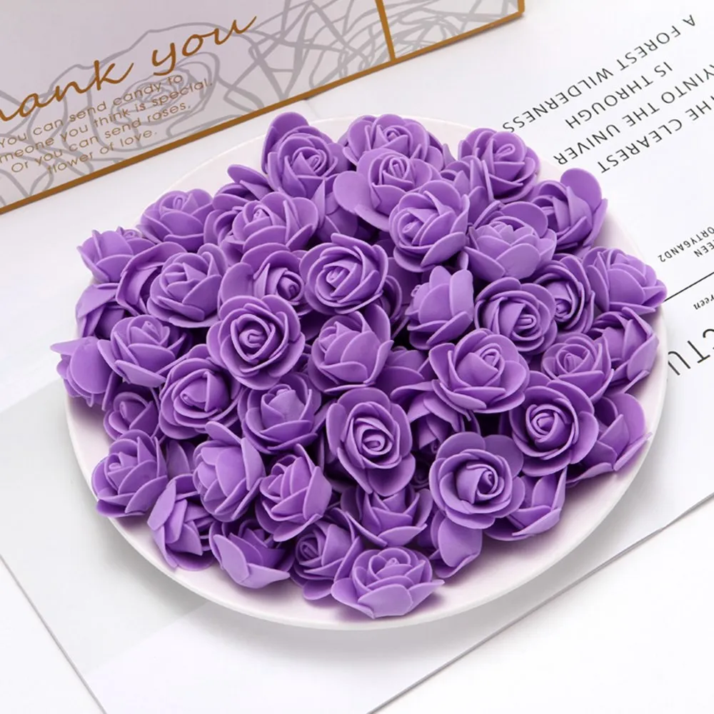 PE-Schaum Künstliche Blumen Hause Vase Tisch Hochzeit Zubehör DIY Geschenk Sammelalbum Blase Bär Urlaub Party Girlande Dekor Billig – Detail 5