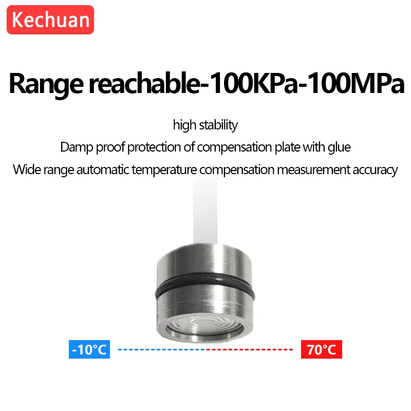 Diffusion silicon pressure sensor core I2C low-power and high-precision chip IIC pressure transmitter TTL