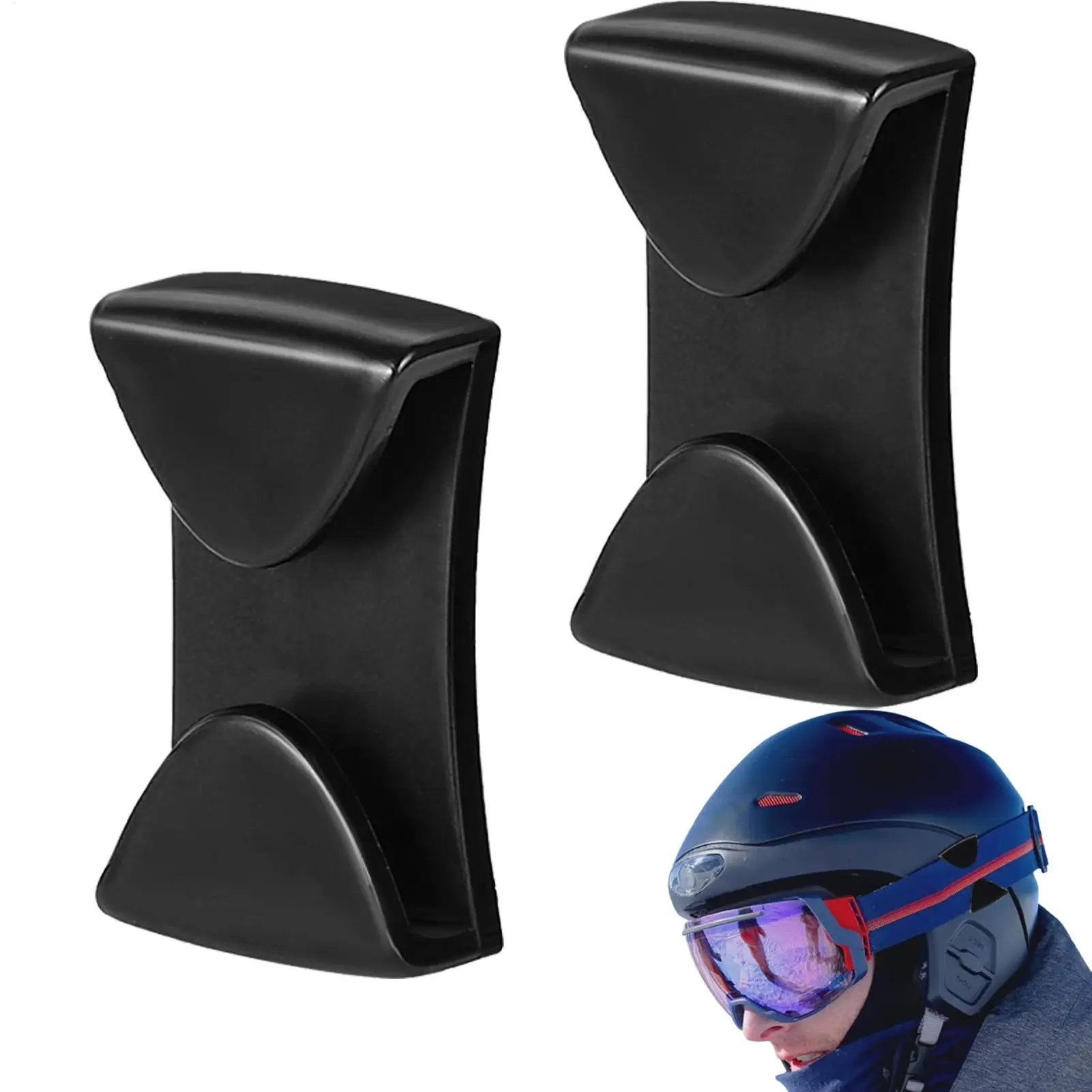 2pcs Ski Goggle Clips Drop-proof Goggle Grip Quick Release Goggle Clips ...