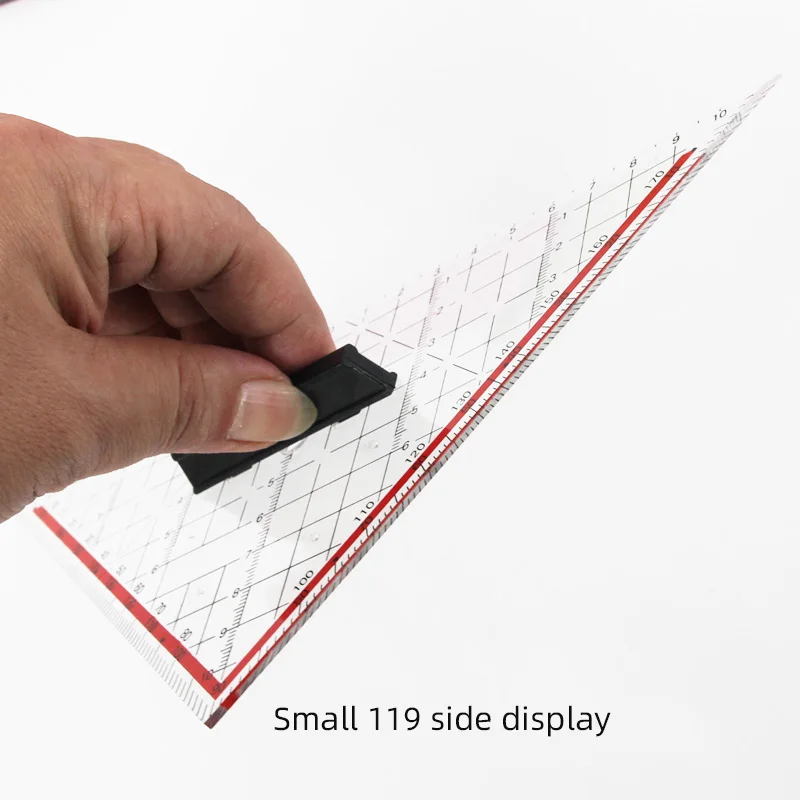 등변삼각형 손으로 그린 삼각형 보드 전문 특수 자 각도기 목공 인테리어 도면 디자인