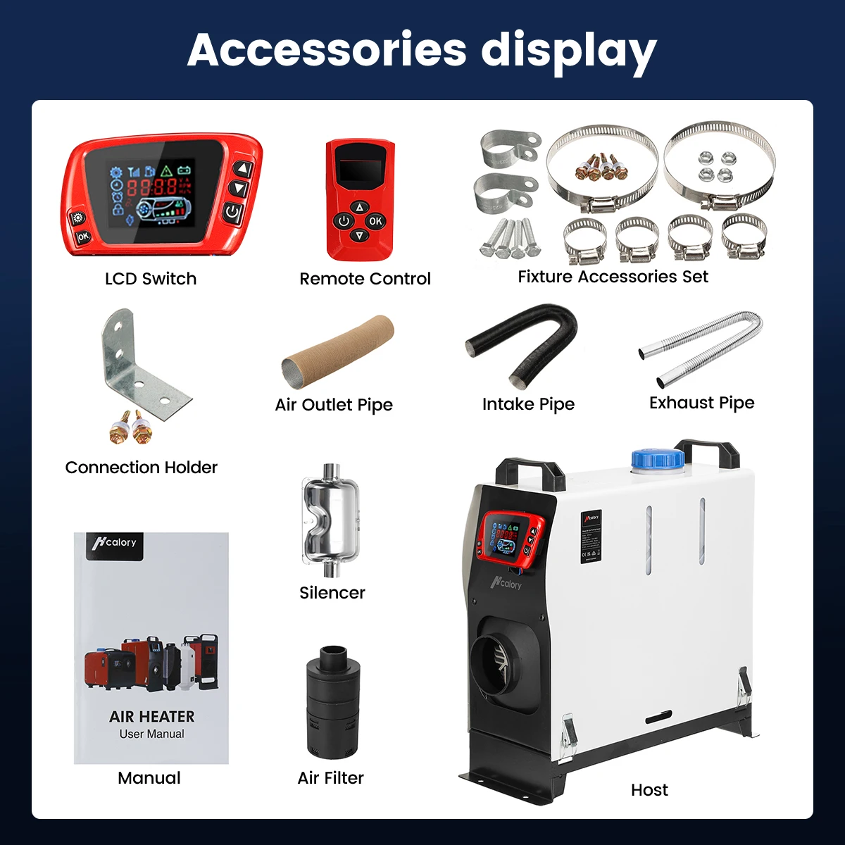Warmtoo 5-8KW 12V Car Heater All in One Diesel Air Heating Heating Machine  Heater Warmer For Motorhome Van Trucks Boats - AliExpress