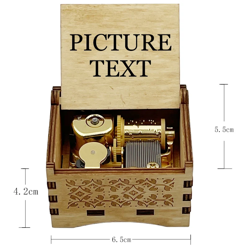 Titanic Movie My Heart Will Go On Music Box Golden Mechanical Wooden Love Musical Box Romantic Wife Girlfriend Birthday Presents 6