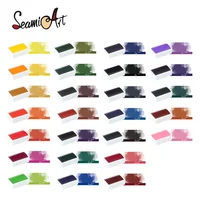 SeamiArt NEW 26 Colors Single Piece Full Pan Artist Grade Solid Watercolor Paint for Art Drawing Art Supplies 1