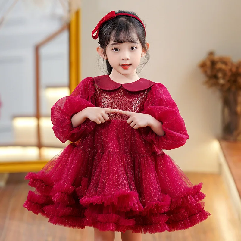 

LZH Princess Dress For Girls 2023 New Party Dresses Cosplay Costume Dress Fashion Carnival Costumes 3-14 Years Old Kids Dresses