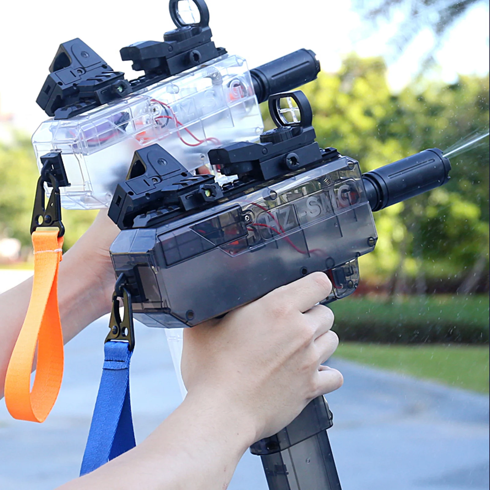 ElectricWaterGunsElectricAutomaticContinuousLaunchWateruziGun
