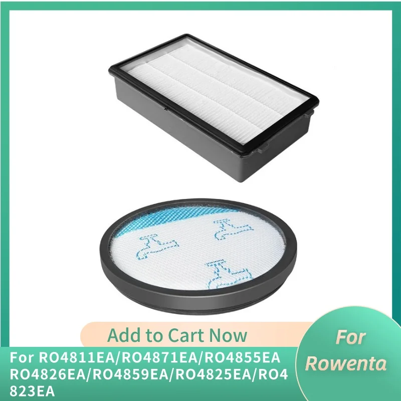 Filtre De Rechange ZR780000 Pour Aspirateur Rowenta/Tefal - Série RO4811EA, RO4871EA, RO4855EA, Etc. - En Maille De Coton Lavable - 5